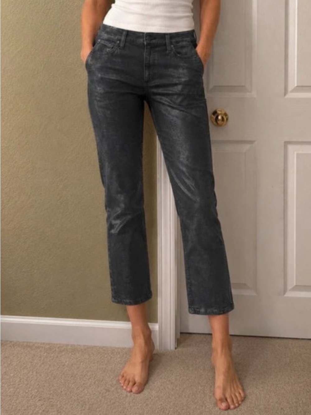 NWT ~ JOE’S HIGH RISE STRAIGHT ANKLE FLAWLESS JEANS sz 27